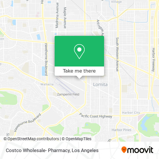 Costco Wholesale- Pharmacy map