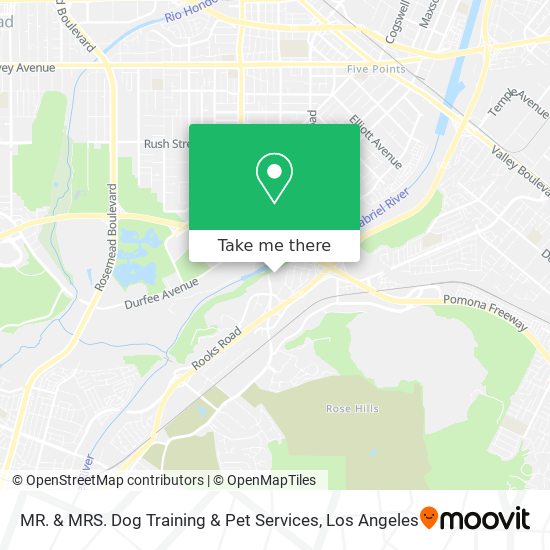 Mapa de MR. & MRS. Dog Training & Pet Services