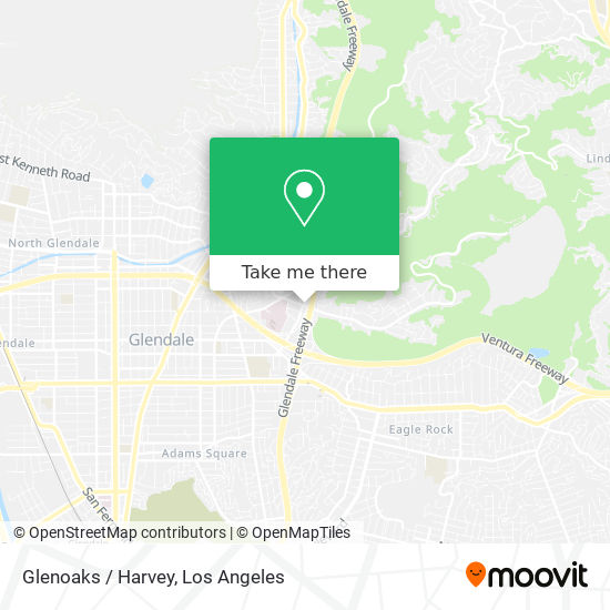 Glenoaks / Harvey map