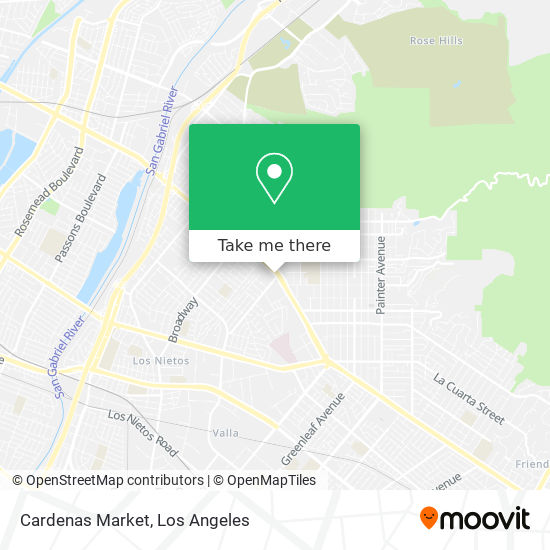 Cardenas Market map