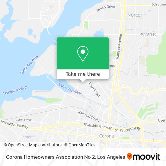 Corona Homeowners Association No 2 map