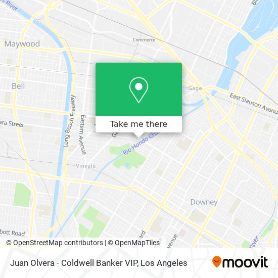 Mapa de Juan Olvera - Coldwell Banker VIP
