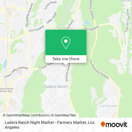 Ladera Ranch Night Market - Farmers Market map