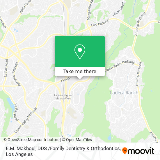 Mapa de E.M. Makhoul, DDS /Family Dentistry & Orthodontics