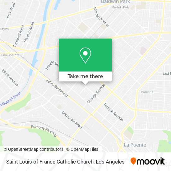 Saint Louis of France Catholic Church map