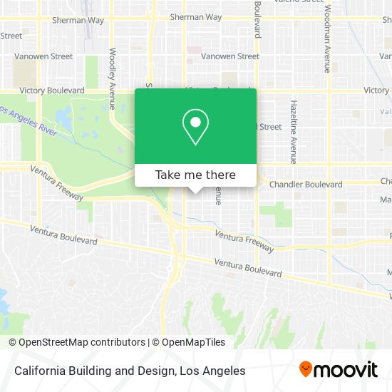 California Building and Design map