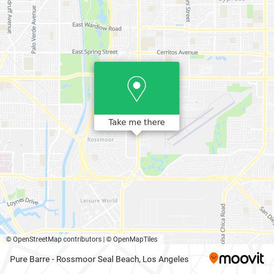 Pure Barre - Rossmoor Seal Beach map