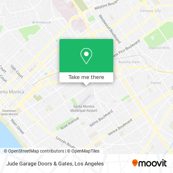 Mapa de Jude Garage Doors & Gates