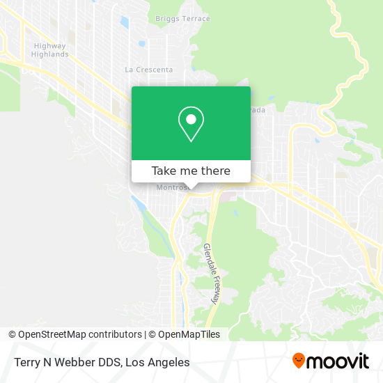 Terry N Webber DDS map