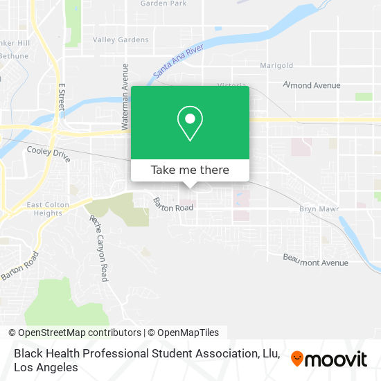Black Health Professional Student Association, Llu map
