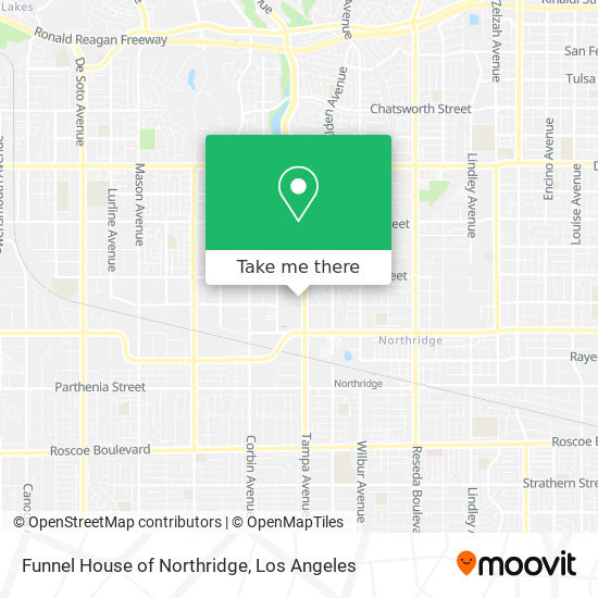 Mapa de Funnel House of Northridge