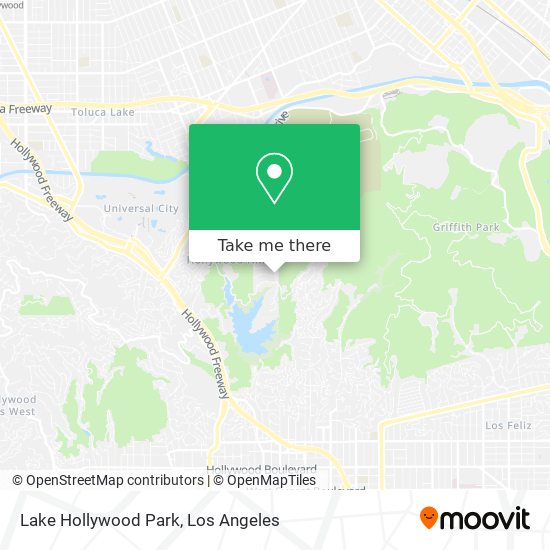 Lake Hollywood Park map