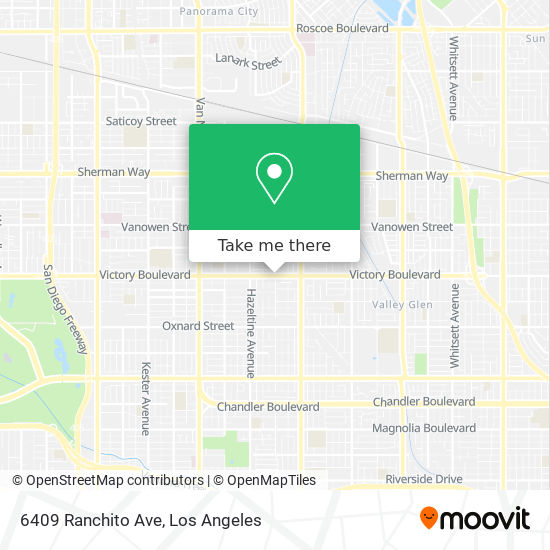 6409 Ranchito Ave map