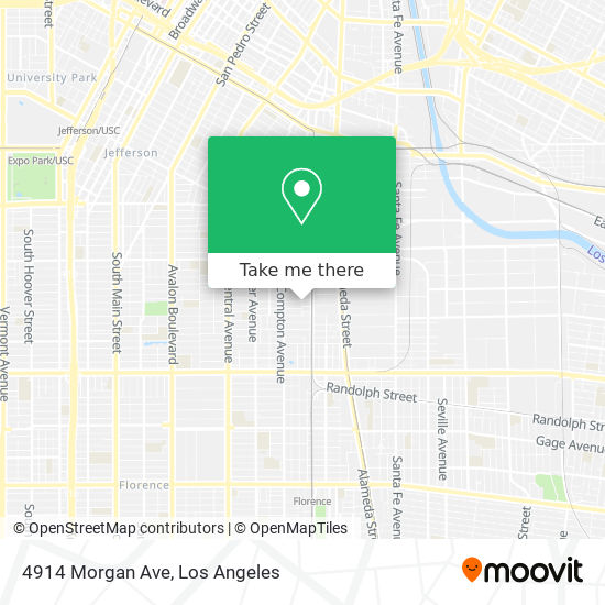 Mapa de 4914 Morgan Ave