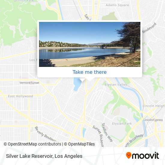 Mapa de Silver Lake Reservoir