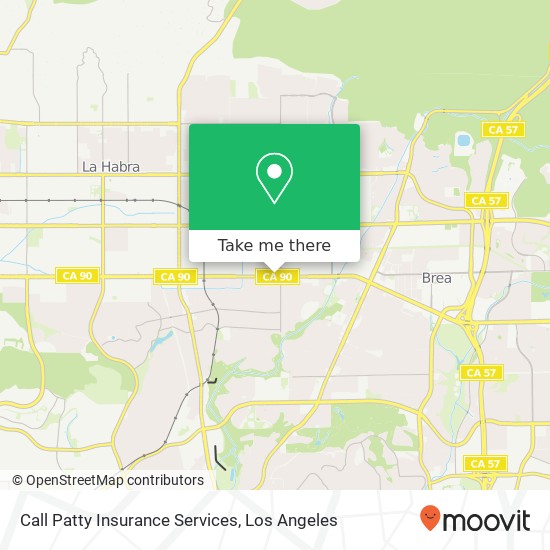 Mapa de Call Patty Insurance Services