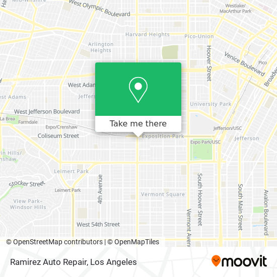 Mapa de Ramirez Auto Repair