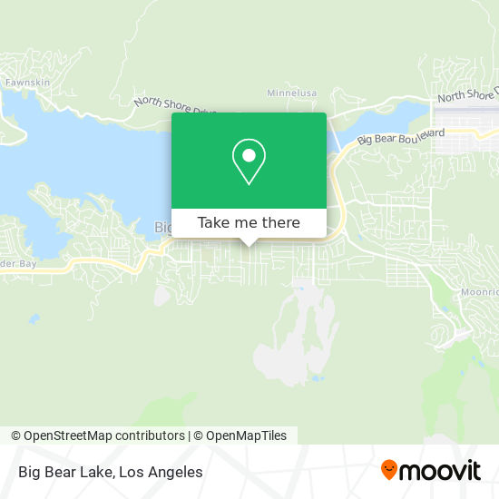 Mapa de Big Bear Lake