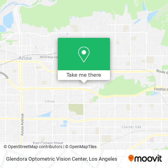 Mapa de Glendora Optometric Vision Center