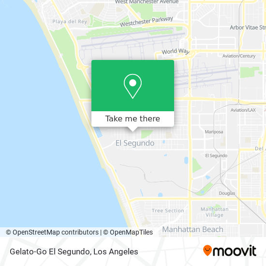 Gelato-Go El Segundo map