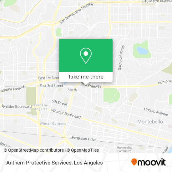 Anthem Protective Services map