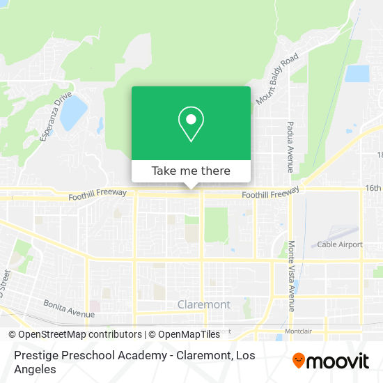 Prestige Preschool Academy - Claremont map