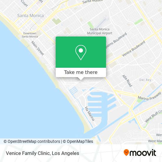Venice Family Clinic map