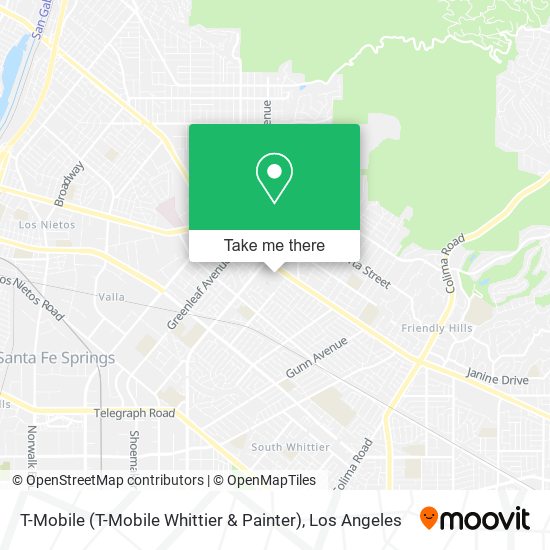 T-Mobile (T-Mobile Whittier & Painter) map