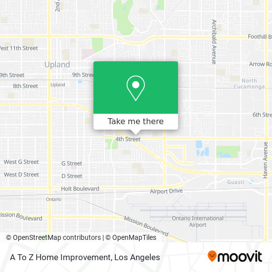 Mapa de A To Z Home Improvement