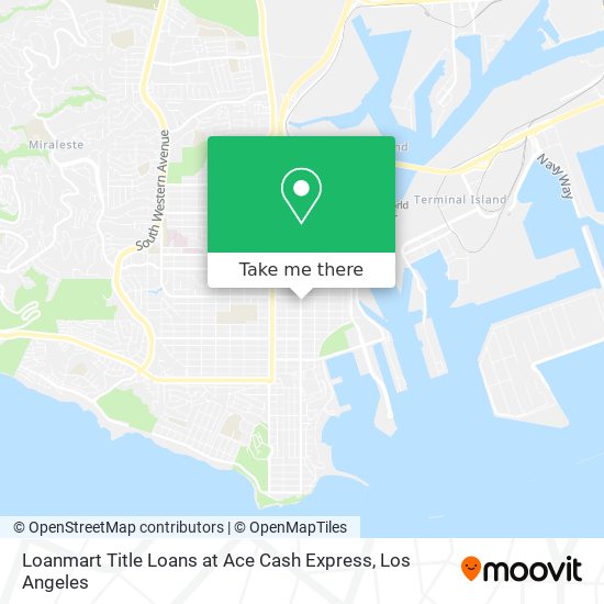 Mapa de Loanmart Title Loans at Ace Cash Express