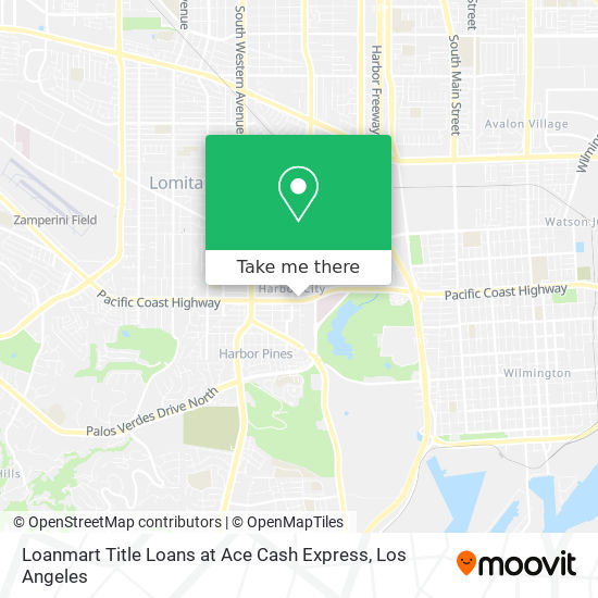 Loanmart Title Loans at Ace Cash Express map