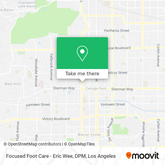 Focused Foot Care - Eric Wee, DPM map