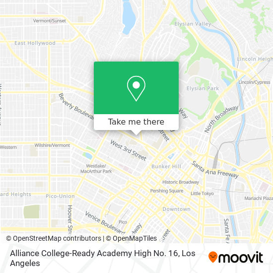 Alliance College-Ready Academy High No. 16 map