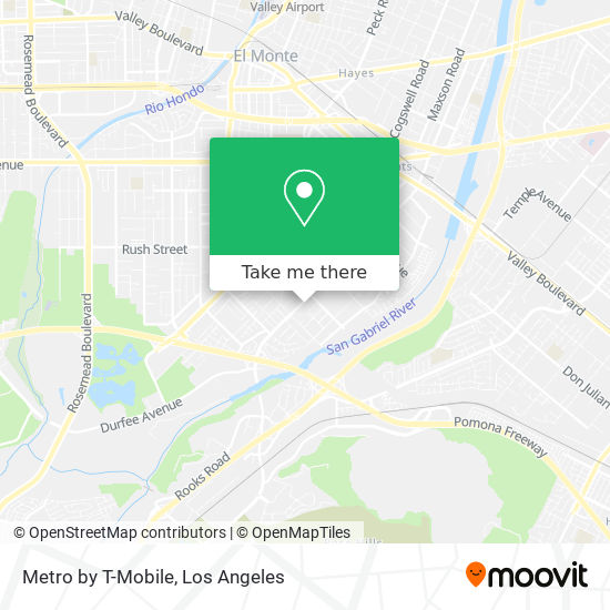 Metro by T-Mobile map