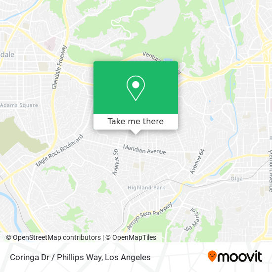Mapa de Coringa Dr / Phillips Way