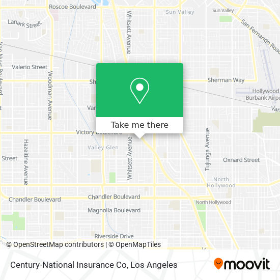 Mapa de Century-National Insurance Co