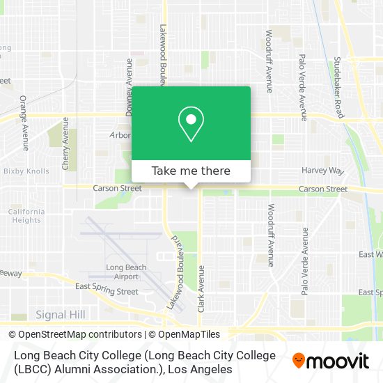 Long Beach City College (Long Beach City College (LBCC) Alumni Association.) map