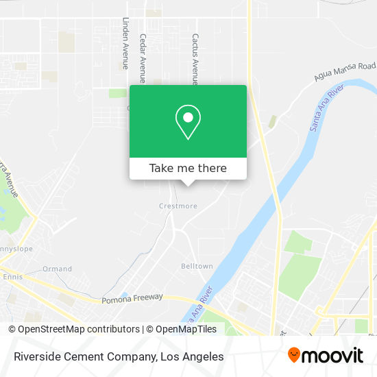 Mapa de Riverside Cement Company