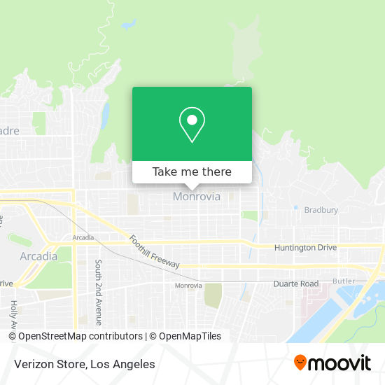 Verizon Store map