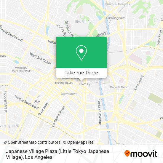 Japanese Village Plaza (Little Tokyo Japanese Village) map