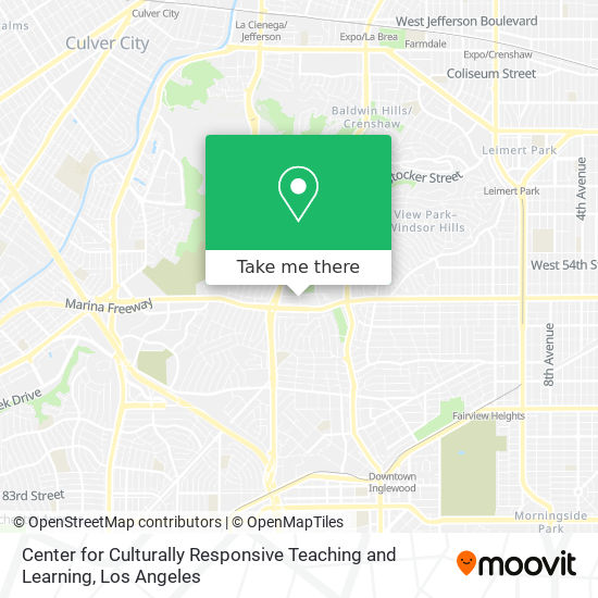 Center for Culturally Responsive Teaching and Learning map