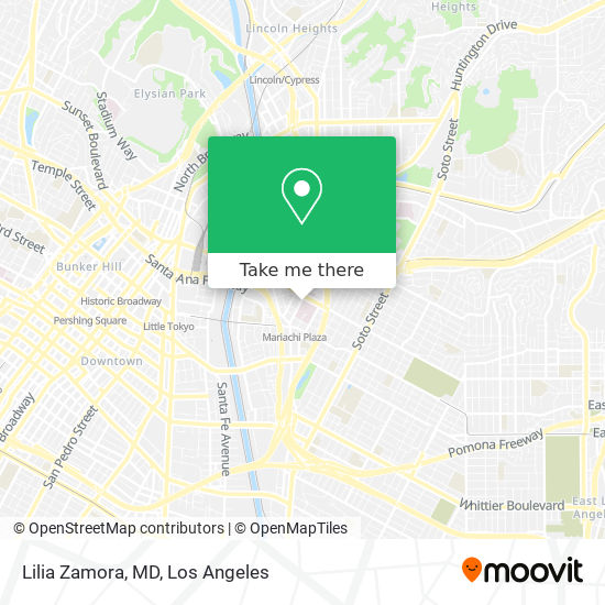 Mapa de Lilia Zamora, MD