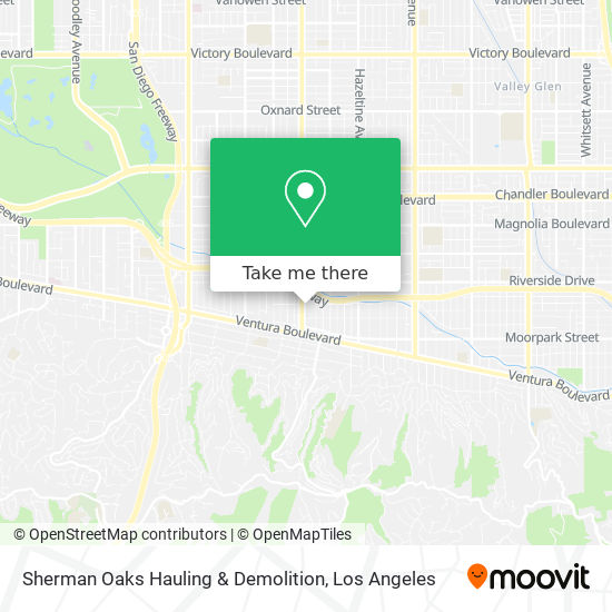 Mapa de Sherman Oaks Hauling & Demolition