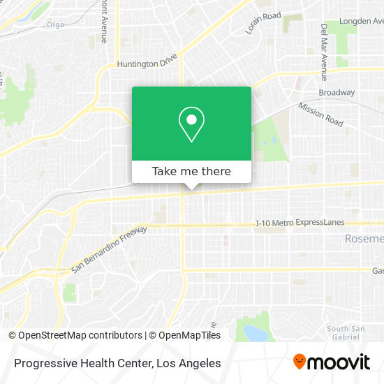 Progressive Health Center map