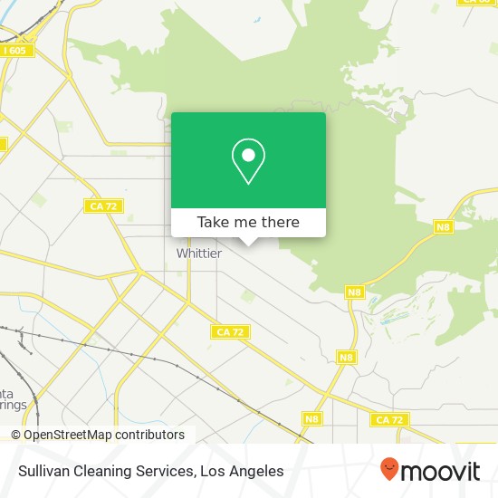 Mapa de Sullivan Cleaning Services