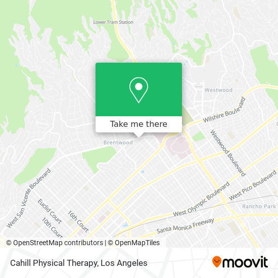 Mapa de Cahill Physical Therapy