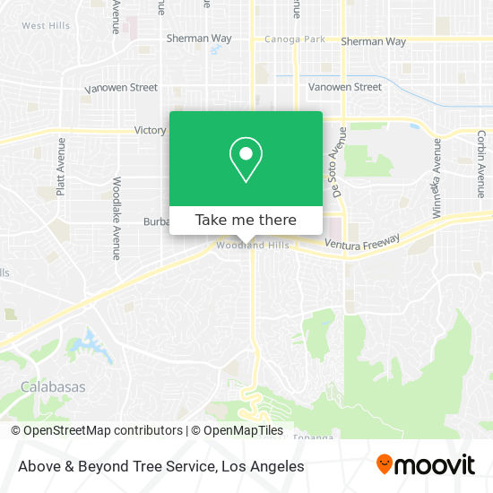 Above & Beyond Tree Service map