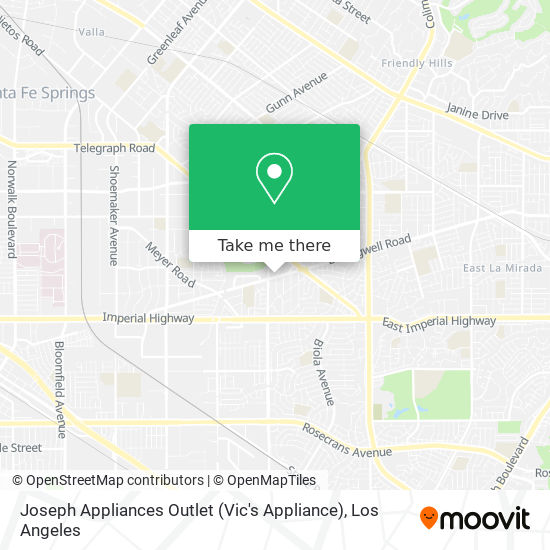 Joseph Appliances Outlet (Vic's Appliance) map