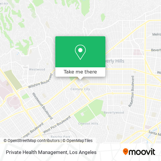 Private Health Management map