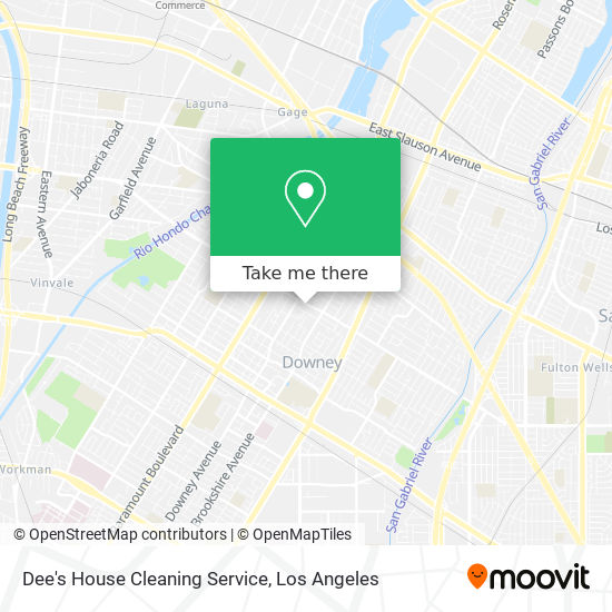 Dee's House Cleaning Service map